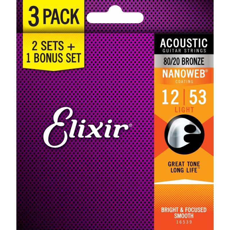 Elixir Nanoweb 11052 Pack 2+1