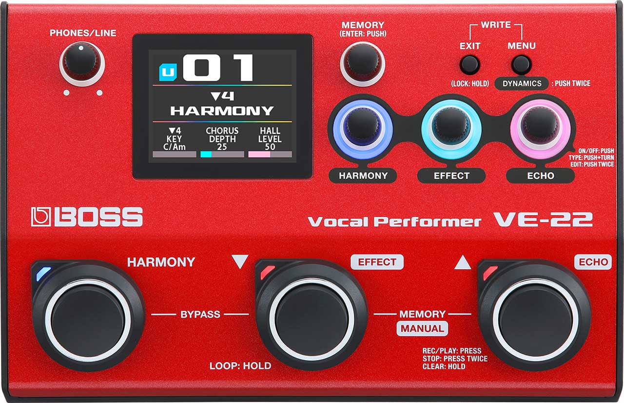 Boss VE-22 Vocal Performer - Preview