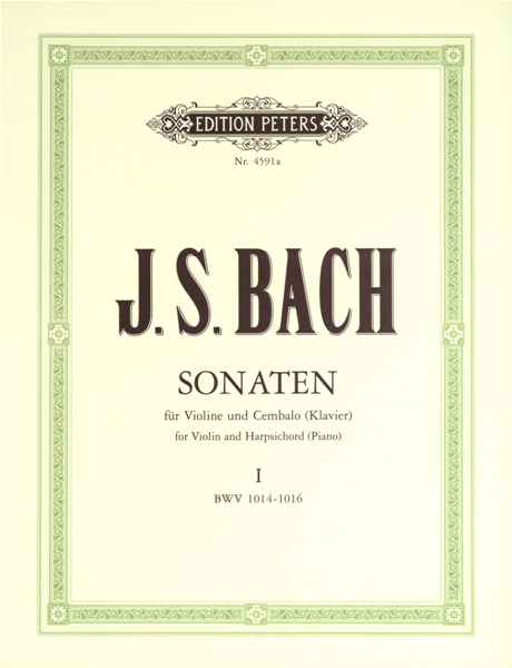 BACH SONATE VOL.1 X VL. PF. BWV1014-1016
