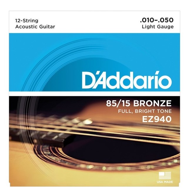D'Addario EZ940 80/15 Bronze 12 corde