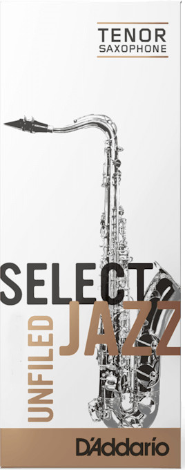 D'Addario Select Jazz Unfiled 3M Sax tenore ancia