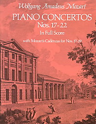 MOZART PIANO CONCERTOS N.17-22 FULL SCOR