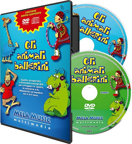 DVD GLI ANIMALI BALLERINI +CD MELA MUSIC