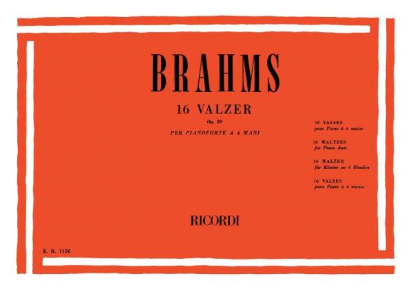 BRAHMS 16 VALZER OP.39