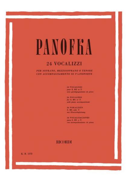 PANOFKA 24 VOCALIZZI OP.81 (S.MS.T.)