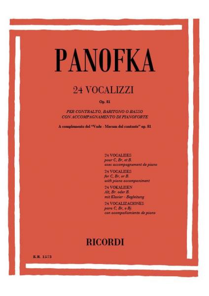 PANOFKA 24 VOCALIZZI OP.81 (C.BR.B.)