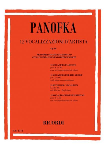PANOFKA 12 VOCALIZZI OP.86 (S.MS.)