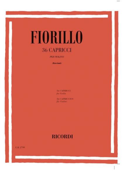 FIORILLO 36 CAPRICCI (BORCIANI)
