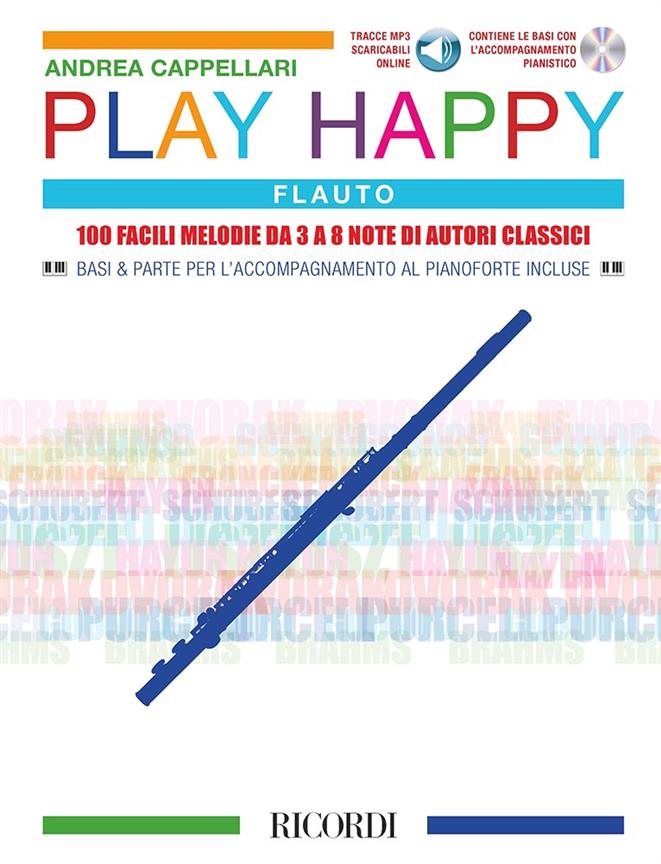 CAPPELLARI PLAY HAPPY X FLAUTO +CD+AUDIO