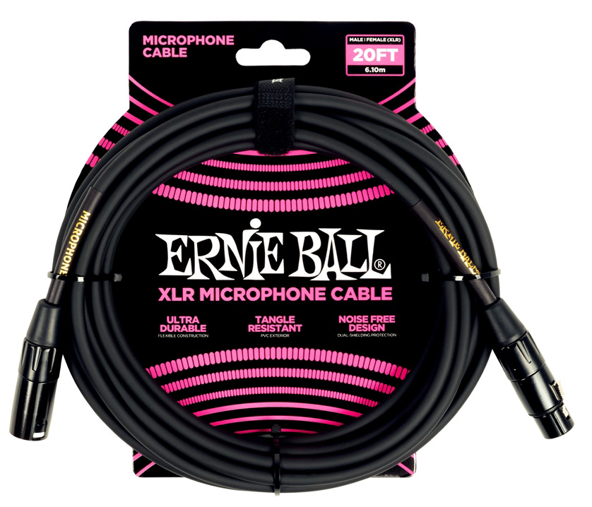 Ernie Ball 6388 Cavo microfonico da 6mt