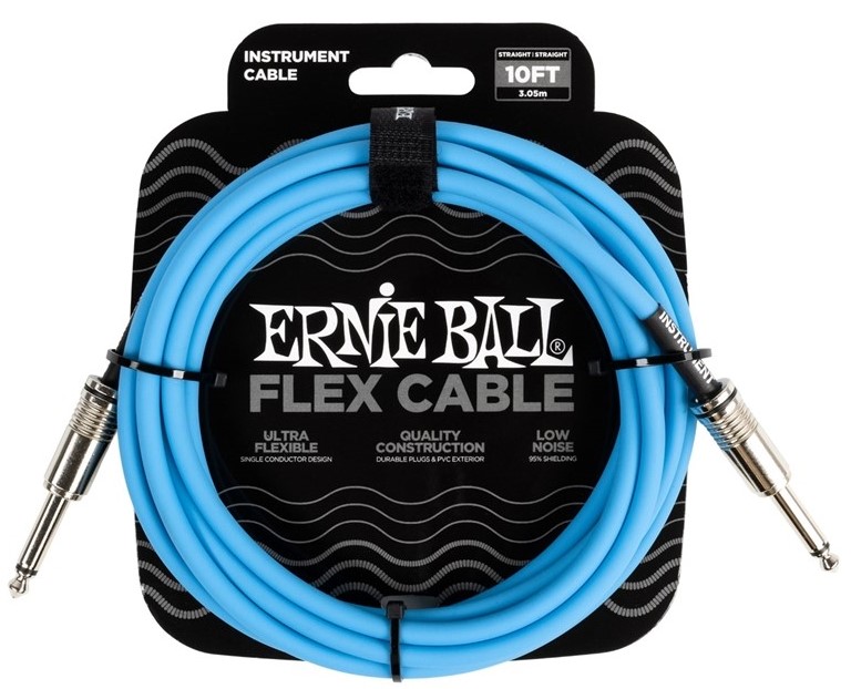 Ernie Ball 6412 Flex Cable Blue 3M
