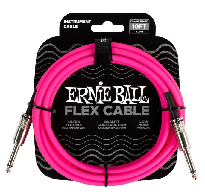 Ernie Ball 6413 Flex Cable Pink 3M