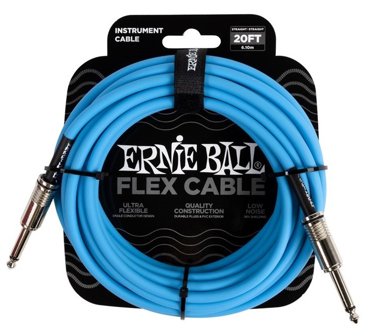Ernie Ball 6417 Flex Cable Blue 6M