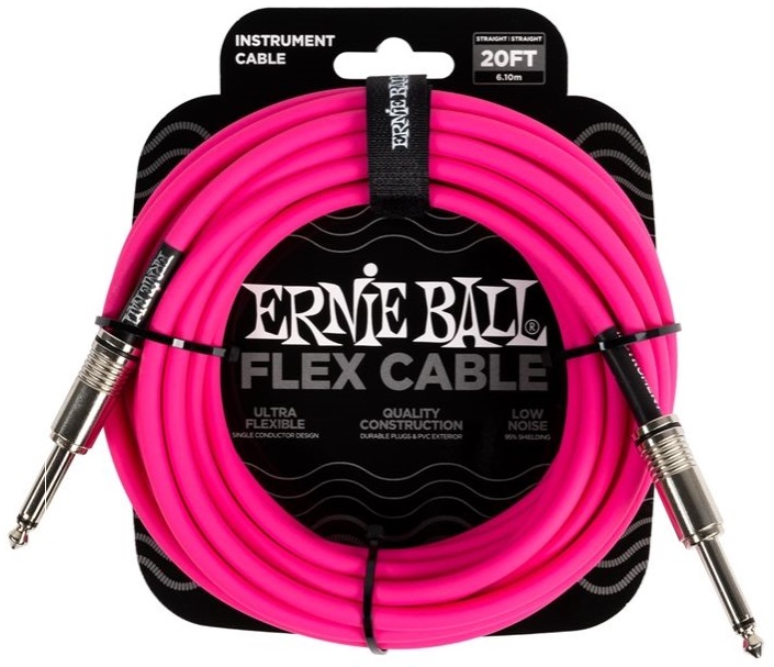 Ernie Ball 6418 Flex Cable Pink 6M