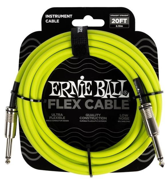 Ernie Ball 6419 Flex Cable Green 6M