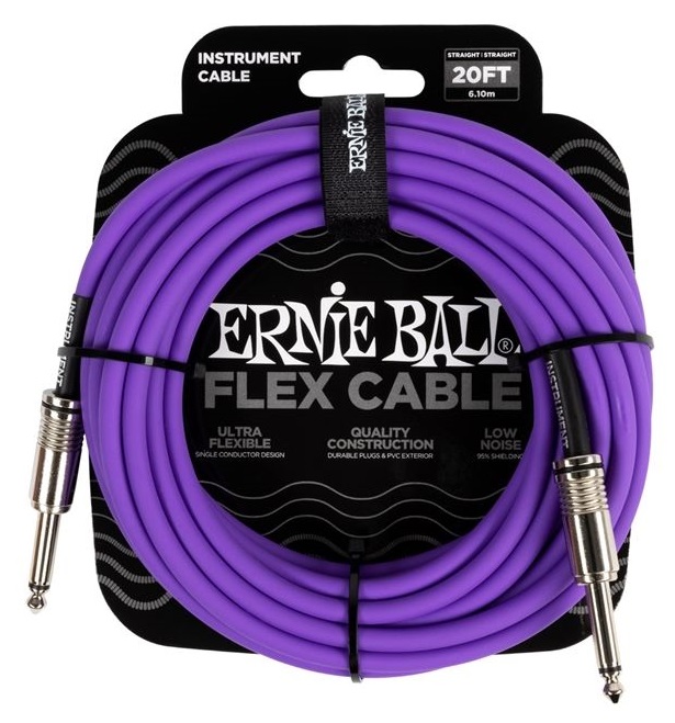 Ernie Ball 6420 Flex Cable Purple 6M