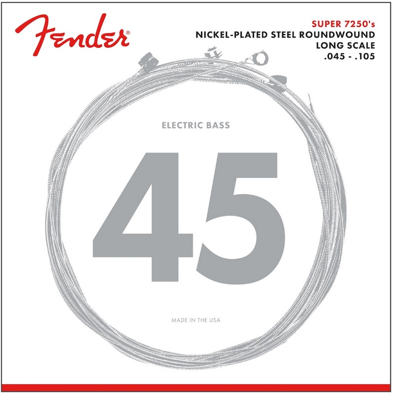 Fender Super 7250 Nickel Plated 045/105 Bass Strings