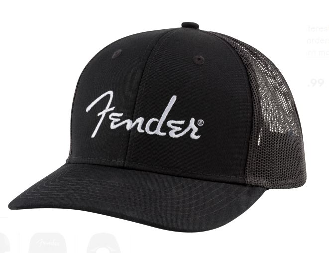 Fender Silver Logo Snapback Hat cappello