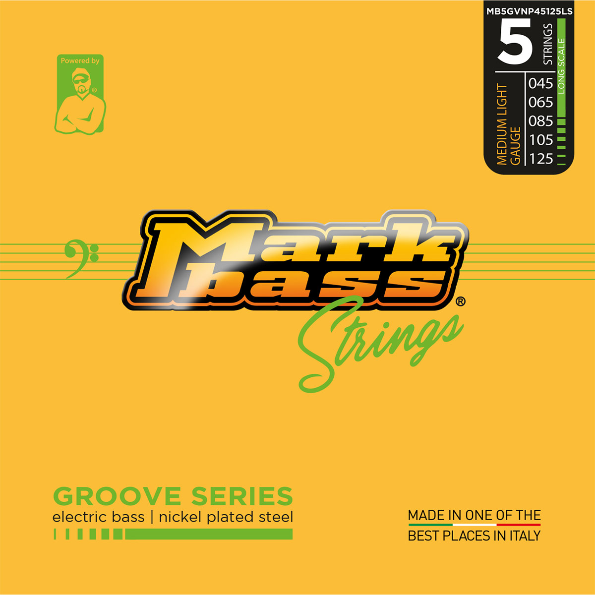Markbass Corde Per Basso 45-125 Groove Series
