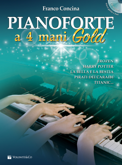 CONCINA PIANOFORTE A 4 MANI GOLD +CD