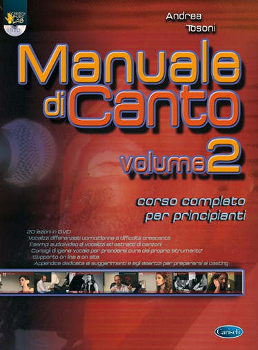 TOSONI MANUALE DI CANTO VOL.2 + DVD
