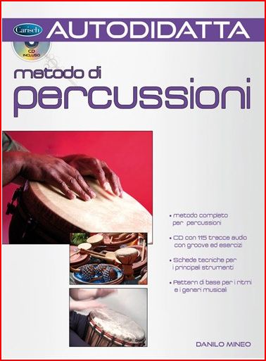 MINEO MET.AUTODIDATTA D/PERCUSSIONI+CD
