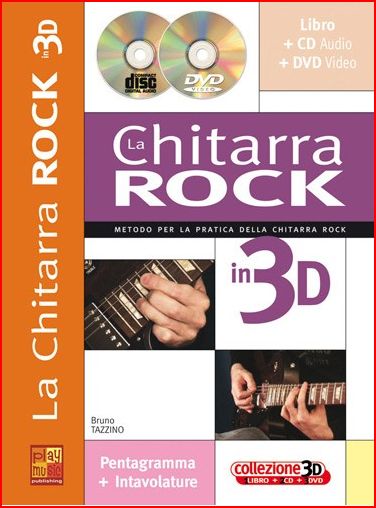 TAZZINO CHITARRA ROCK 3D +DVD+CD