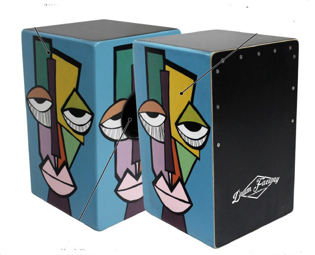 OYSTER BSP-FS PAINTED1 PICASSO BLU CAJON