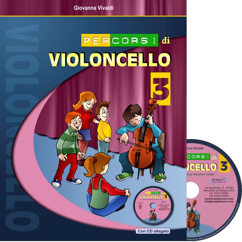 VIVALDI PERCORSI DI VIOLONCELLO VOL.3+CD