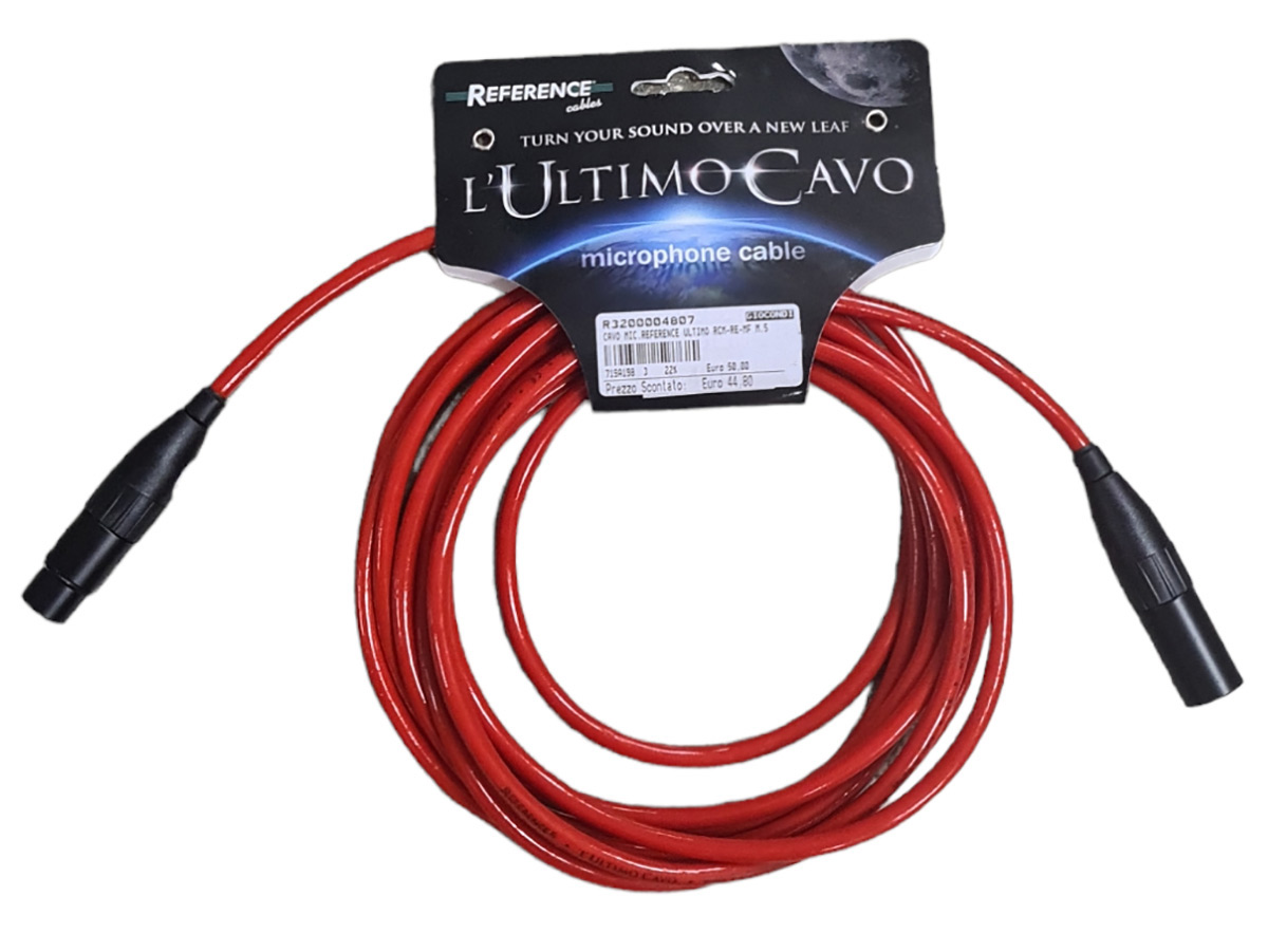 Reference Ultimo cavo XLR RCM-RE 5mt
