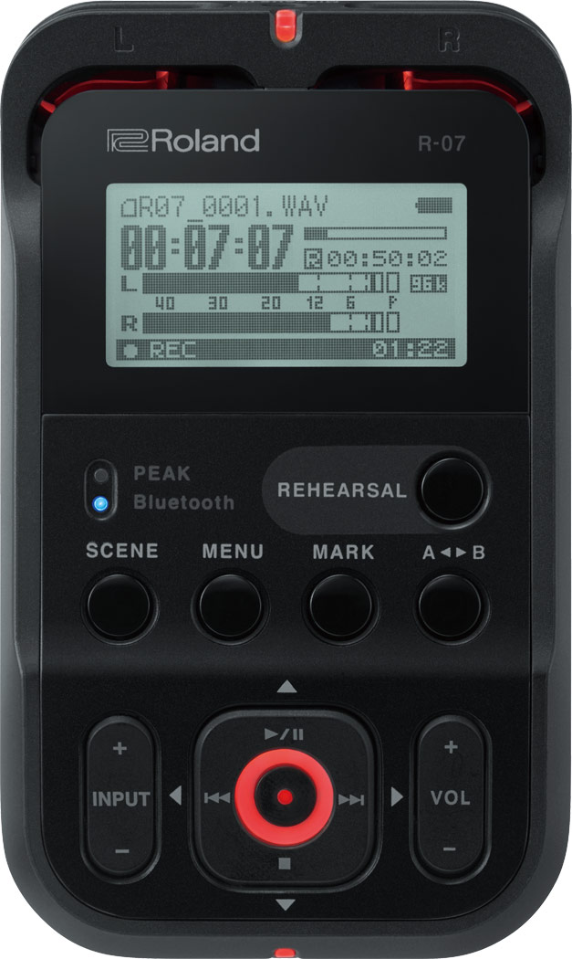 ROLAND R-07 HIGH RESOLUTION AUDIO RECORDER - Preview