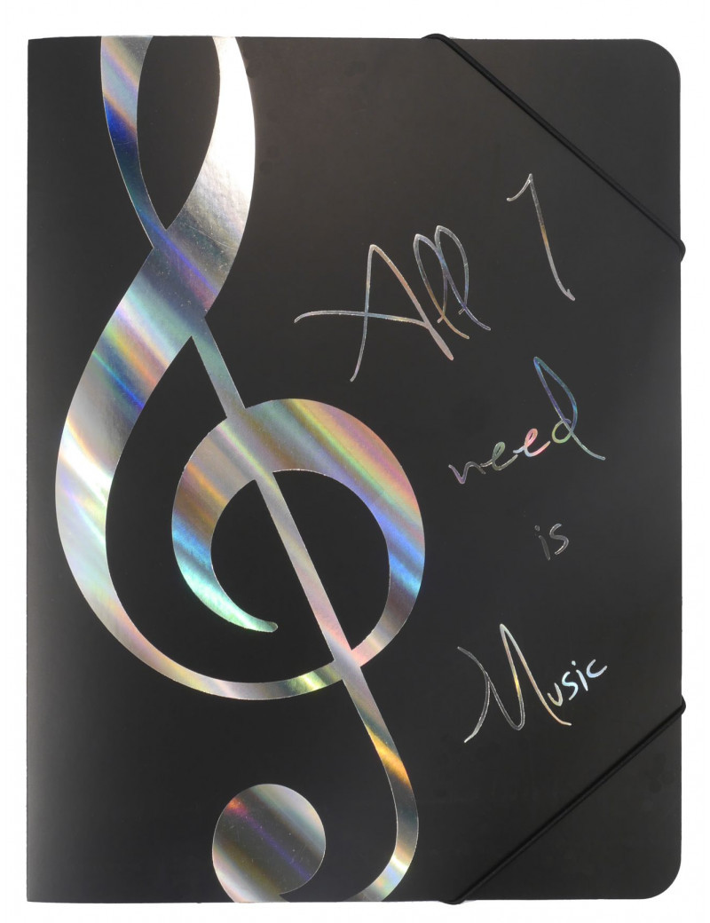 A-GIFT REPUBLIC F 1036 CARTELLINA ALL I NEED IS MUSIC