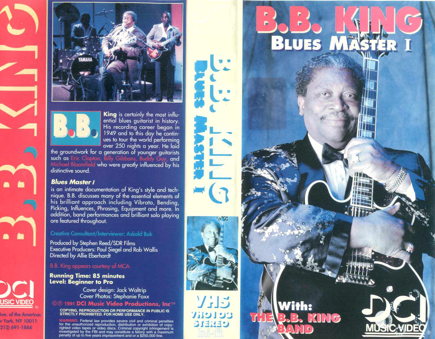 VIDEO KING B.B. BLUES MASTER 1+CASS.+LIB