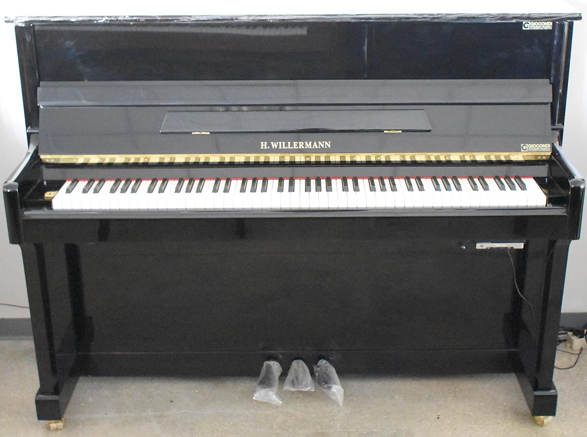 Willermann UP-113 Pianoforte Verticale Silent Nero