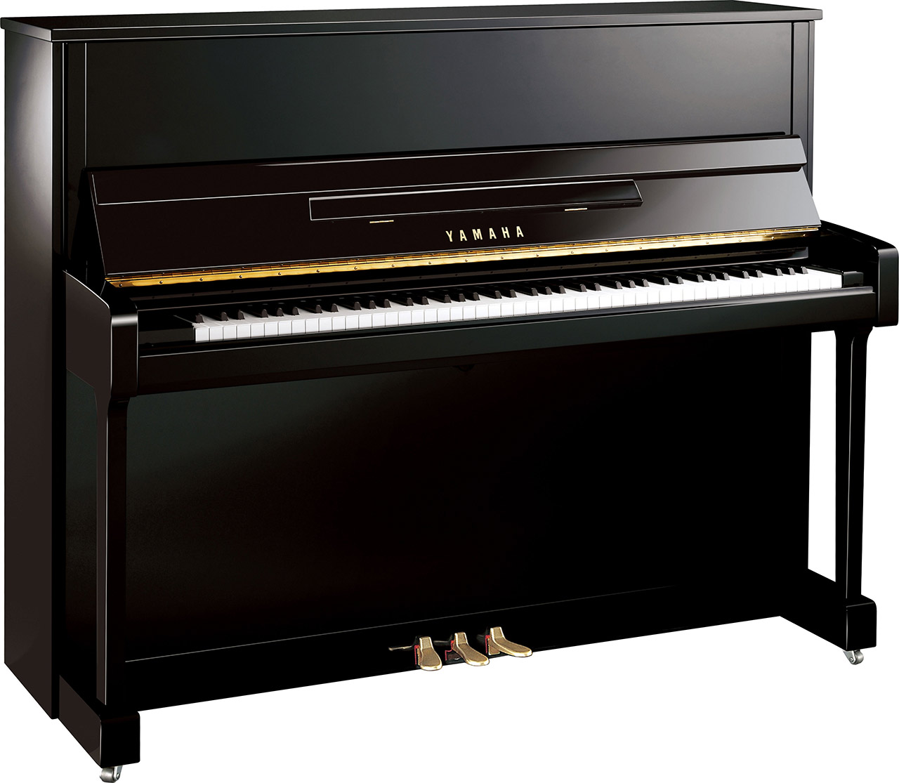 Yamaha B3 Polished Ebony Pianoforte Verticale
