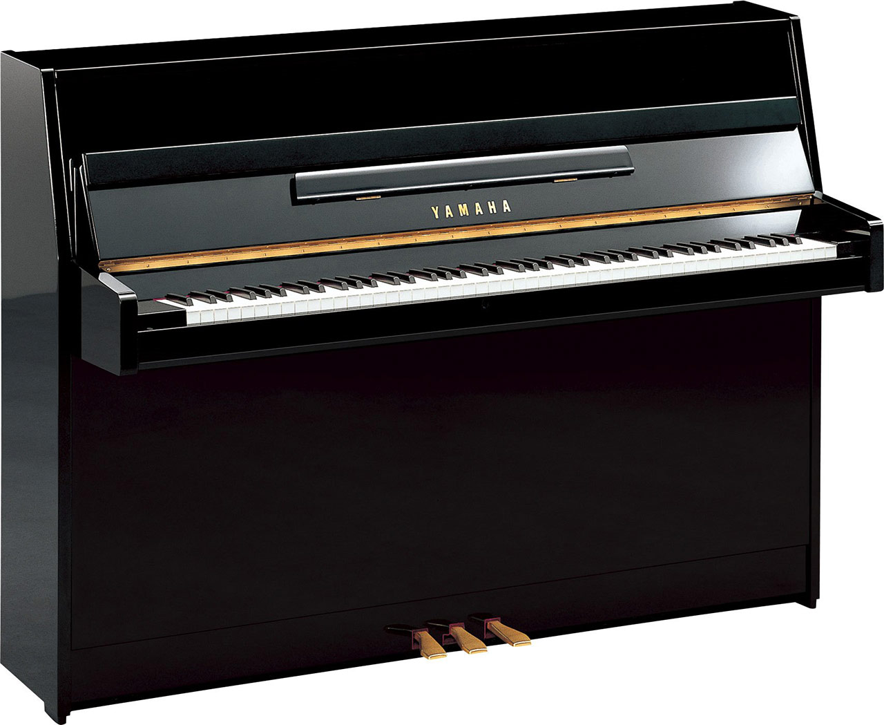 Yamaha B1 Polished Black Pianoforte Verticale